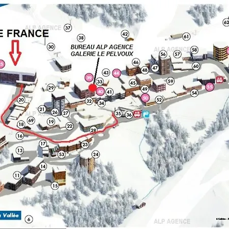 Le France - 3/4 Pers - Le France - 536r - Plagne Centre Mae-1784 La Plagne