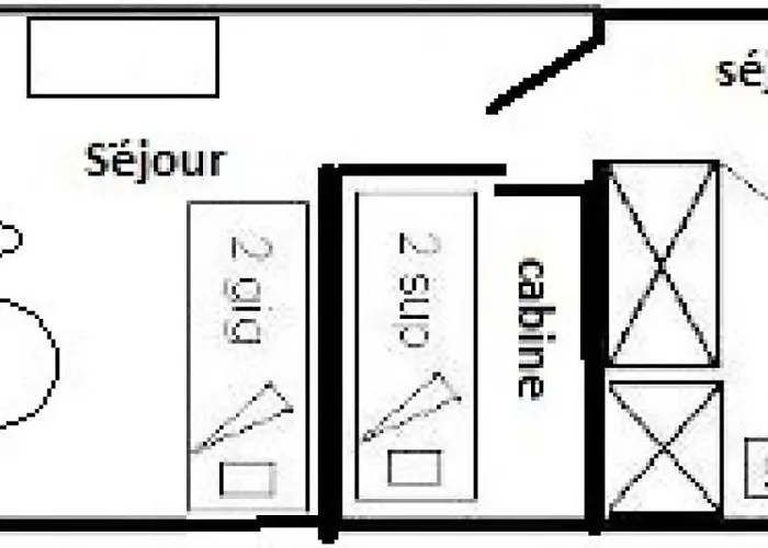 Le France - 3/4 Pers - Le France - 536r - Plagne Centre Mae-1784 *
