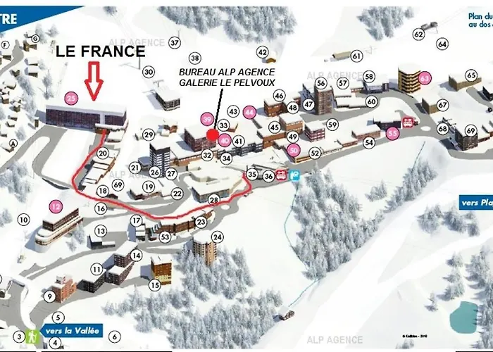 Le France - 3/4 Pers - Le France - 536r - Plagne Centre Mae-1784 La Plagne